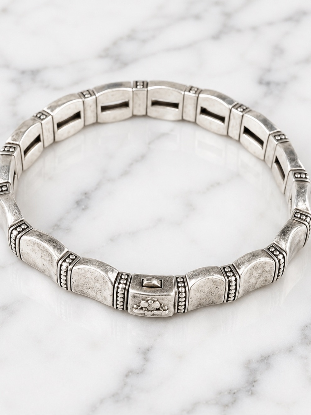 LAGOS Imagine Retired 925 Sterling Silver Inverted Link Bracelet 7” 38g